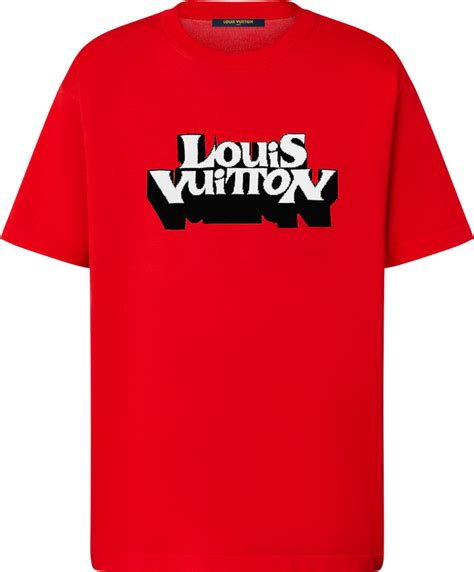 lv shirt red|Lv jersey men.